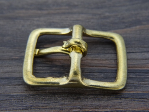 Stegschnalle fr Riemen bis 2,0 cm, Material: Messing