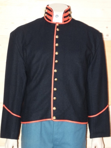 US Dragoner Shell Jacket M1858, Oberstoff: reine Wolle, Futter: 100% Baumwolle