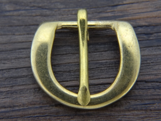 D Schliee, Riemenbreite bis 2,3 cm, Material: Messing