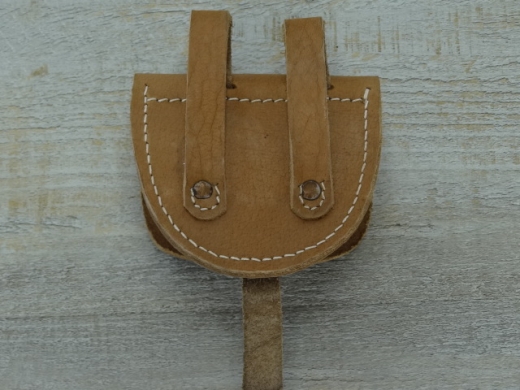 Zndhtchentasche naturbraun Shield Front, Material: Leder, innen Schaffell