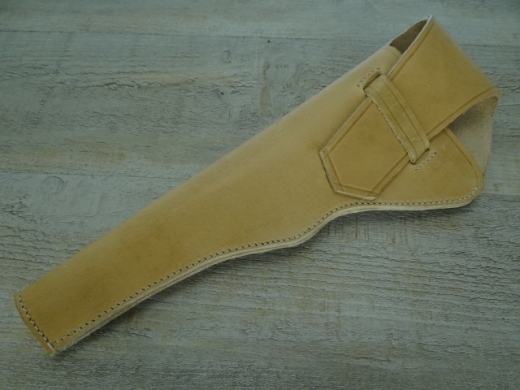 Half Flap Holster linke Hand naturbraun, Material: 100% Leder