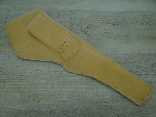 Half Flap Holster linke Hand naturbraun, Material: 100% Leder