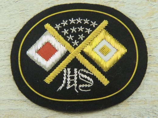 Hutabzeichen US Flag Offizier / Signal Service