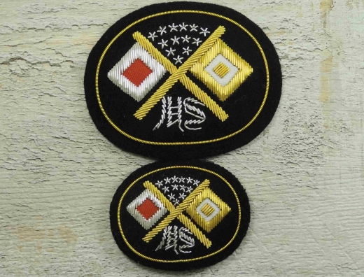 Hutabzeichen US Flag Offizier / Signal Service