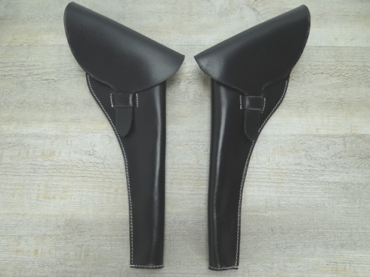 CS Full Flap Holster linke Hand schwarz, Material: Leder, PREIS PRO STCK