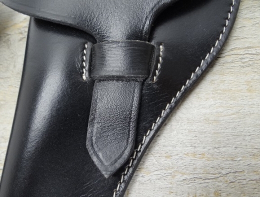 CS Full Flap Holster rechte Hand schwarz, Material: Leder, PREIS PRO STCK