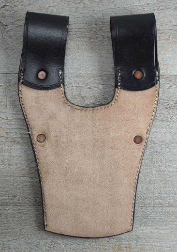 Frosch f�r Zouave Bajonett, Koppelschuh, Ma�e: ca. 21,0 cm x 16,5 cm, Material: Leder