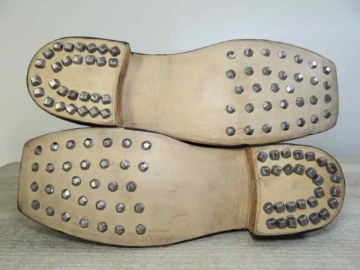 Schnallenschuhe schwarz doppeltes / dickeres Oberleder eckige Form, Material: Oberleder, Futter, Sohle 100% Leder