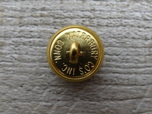 Knopf WESTERN Military Academy, Waterbury, 100% Messing, Preis pro Stck