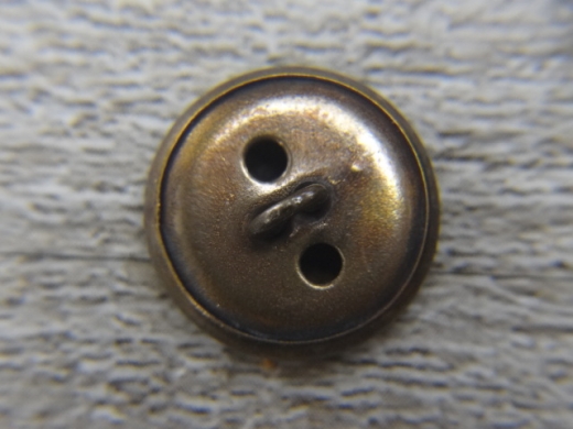 Knopf kupferfarben, flach, Schiffmotiv, Metall, Preis pro Stck