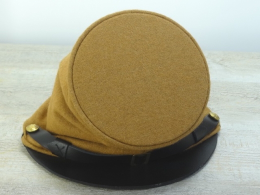 McDowell Kepi CS butternut, auen 100% Wolle, Futter 100% Baumwolle, Schirm / Schweiband 100% Leder