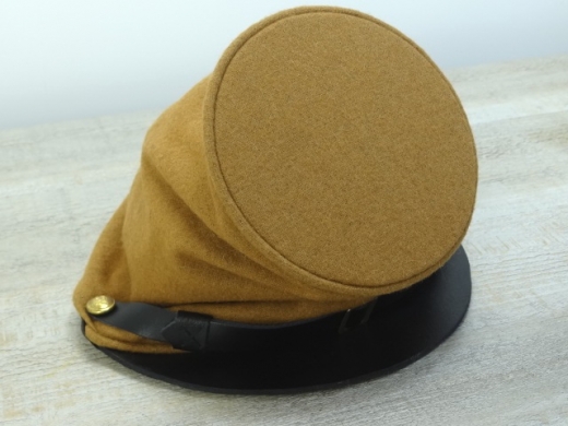 McDowell Kepi CS butternut, auen 100% Wolle, Futter 100% Baumwolle, Schirm / Schweiband 100% Leder