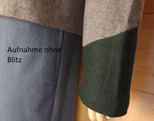 CS Shell Jacket hellgrau, Waffenfarbe grn, Oberstoff: reine Wolle, Futter: 100% Baumwolle