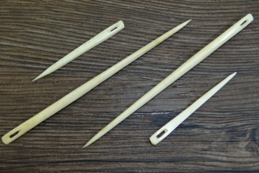 Nalbinding Nadel aus Knochen ca. 10,0 cm
