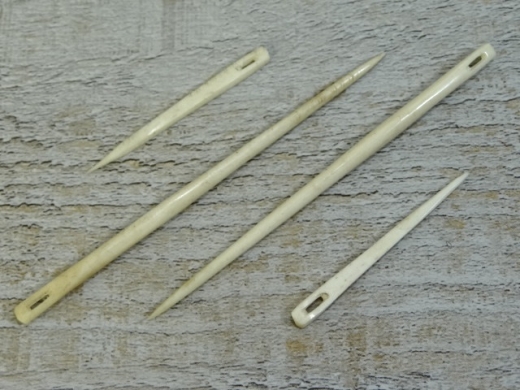Nalbinding Nadel aus Knochen ca. 10,0 cm, Material: Knochen, PREIS PRO STCK