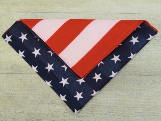 Halstuch Flag / STARS & STRIPES, ca. 55cm x 55cm, 100% Baumwolle