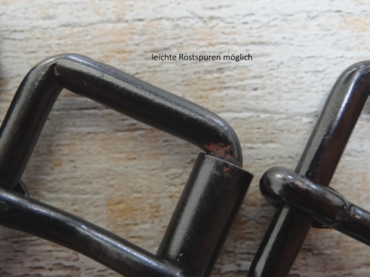Alte Rollenschnalle, Geschirrschnalle, Material: Eisen, fr 5,0 cm Riemen