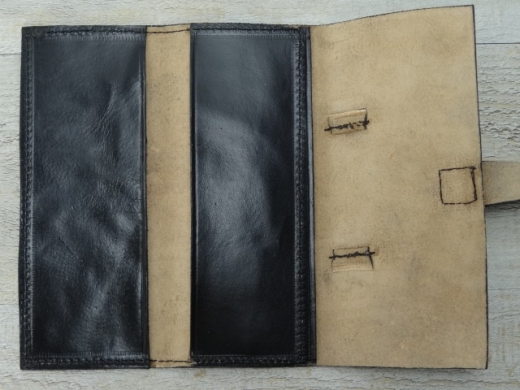 Brieftasche schwarz, gro