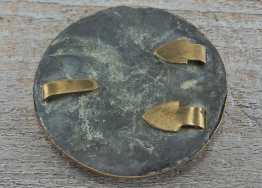 US Adler Plakette rund fr Bandolier, Messing gestanzt, bleigefllt