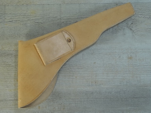 Holster linke Hand natur Colt Walker, Material: Leder, Verschluknopf Messing
