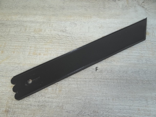 Lederriemen schwarz für links ca. 36,5 cm x 5,2 cm