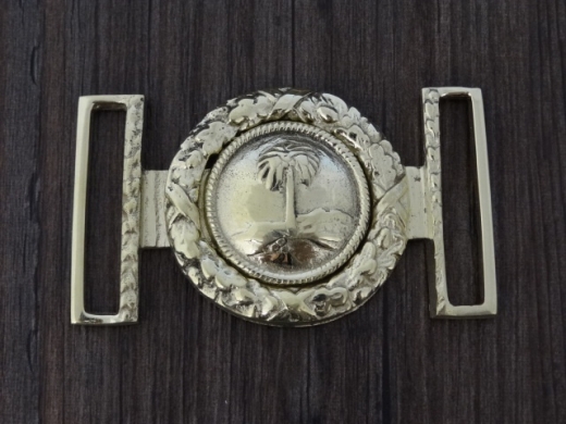 Schliee South Carolina, Palmetto, 2 teilig, Material: Messing