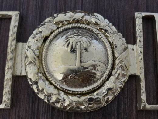 Schliee South Carolina, Palmetto, 2 teilig, Material: Messing