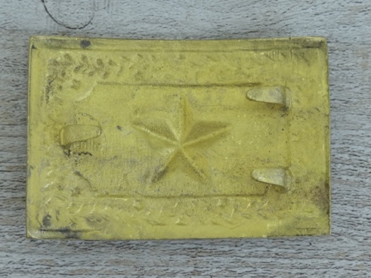 Schliee Texas rechteckig, 3 Haken, Material: Messing