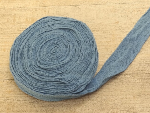10 cm Baumwollband hellblau ( lfm 5,00  ) ca.: 3,8 cm Breit