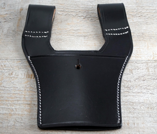 Frosch / Koppelschuh, schwarz, Mae: ca. 25,0 cm x 15,5 cm, Material: Leder