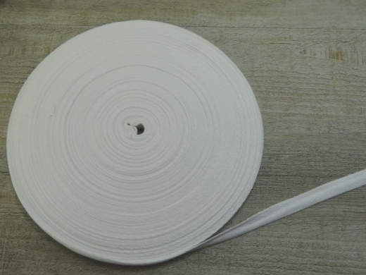 10 cm Baumwollband wei ( lfm 7,00  ) ca.: 1,5 cm Breit