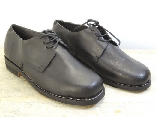 schwarze Halbschuhe zum Schnren, 1812 Militrschuh, Material: Oberleder, Futter, Sohle 100% Leder