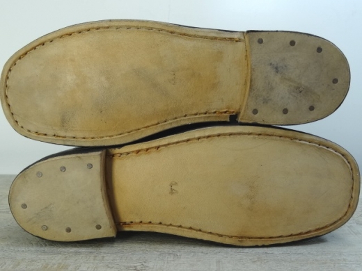 schwarze Halbschuhe zum Schnren, 1812 Militrschuh, Material: Oberleder, Futter, Sohle 100% Leder