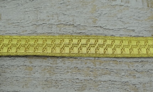 1 m goldfarbenes Band, 1,3 cm breit, (6,00 /m)