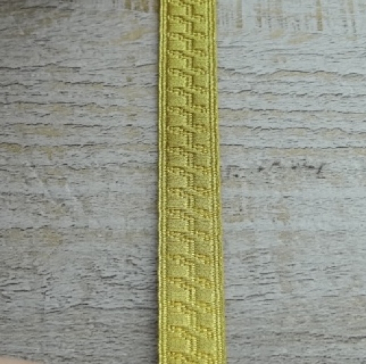 1 m goldfarbenes Band, 1,3 cm breit, (6,00 /m)