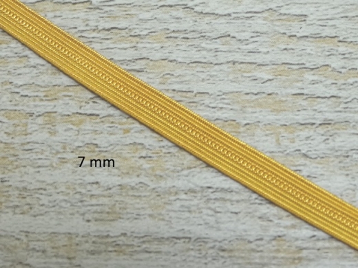 1 m goldfarbenes Band, 0,7 cm breit, (5,00 /m)
