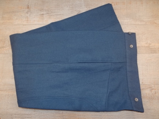 CS / US Hose mittelblau / skyblue, fr Mannschaft mit Reiteinsatz, Eselsohr-Taschen, 100% Wolle