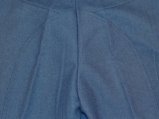 CS / US Hose mittelblau / skyblue, fr Mannschaft mit Reiteinsatz, Eselsohr-Taschen, 100% Wolle