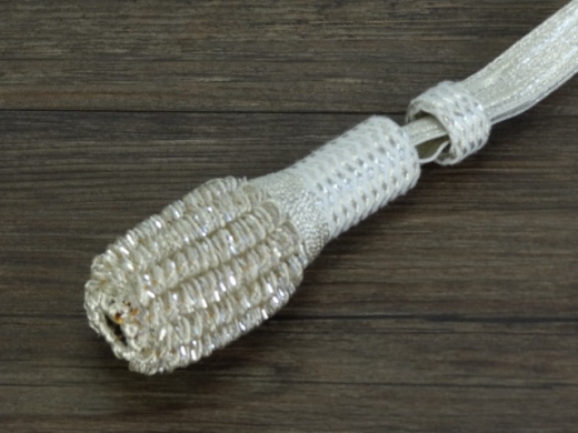 Sbelknoten nach Schuyler Hartley & Graham silberfarben, ca. 48 cm