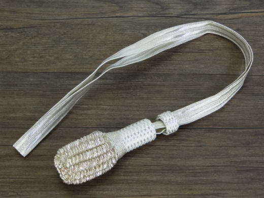 Sbelknoten nach Schuyler Hartley & Graham silberfarben, ca. 48 cm
