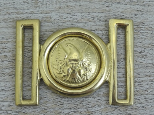 Schliee US Militia Infanterie, 2 teilig, Material: Messing