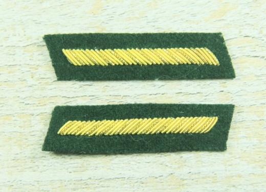 Kragenabzeichen 2nd Lieutenant, grn