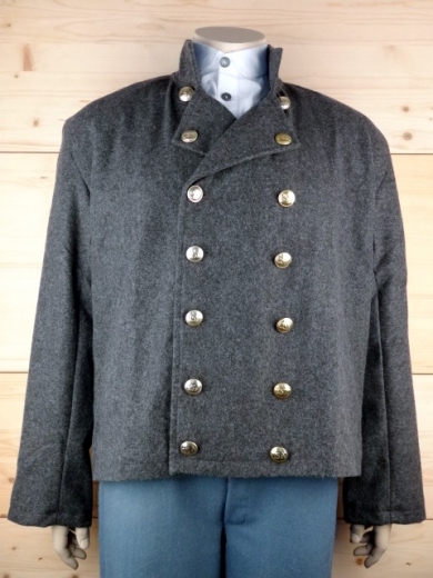 CS Shell Jacket, dunkelgrau, 14 CSA Knpfe, Oberstoff: reine Wolle, Futter: 100% Baumwolle