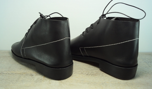 Brogans schwarz dickes Oberleder, auen Glattleder, Material: Oberleder, Futter, Sohle 100% Leder