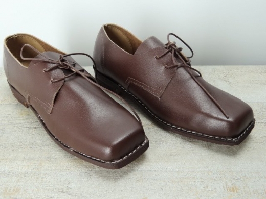Halbschuhe Leder braun, Material: Oberleder, Futter, Sohle 100% Leder