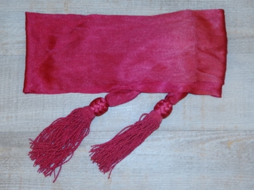 Schrpe bordeaux fr Offiziere, Material: reine Wolle, ca. 3,2 m, seidenglnzend