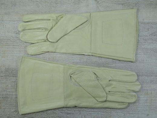 beige Herren Lederhandschuhe, mit Stulpe, Material: 100% Leder