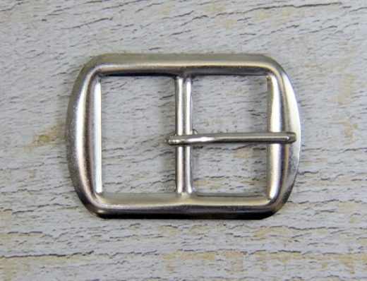 Schnalle fr Riemen bis 2,3 cm, Material: Metall, silberfarben