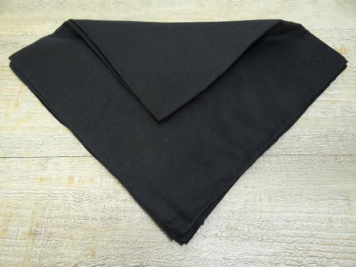 XL Halstuch schwarz, ca. 95cm x 95cm, 100% Baumwolle
