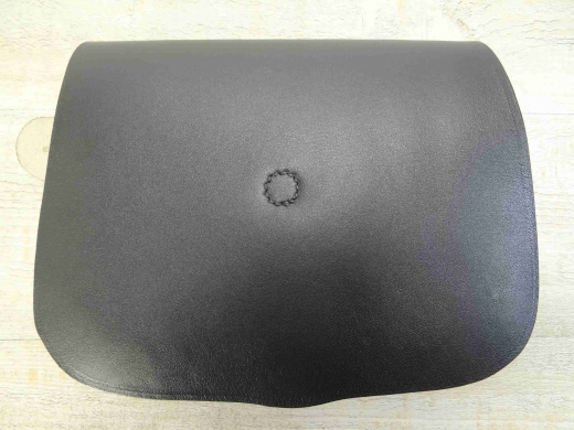 preuische Patronentasche M1809, schwarz, Material: Leder